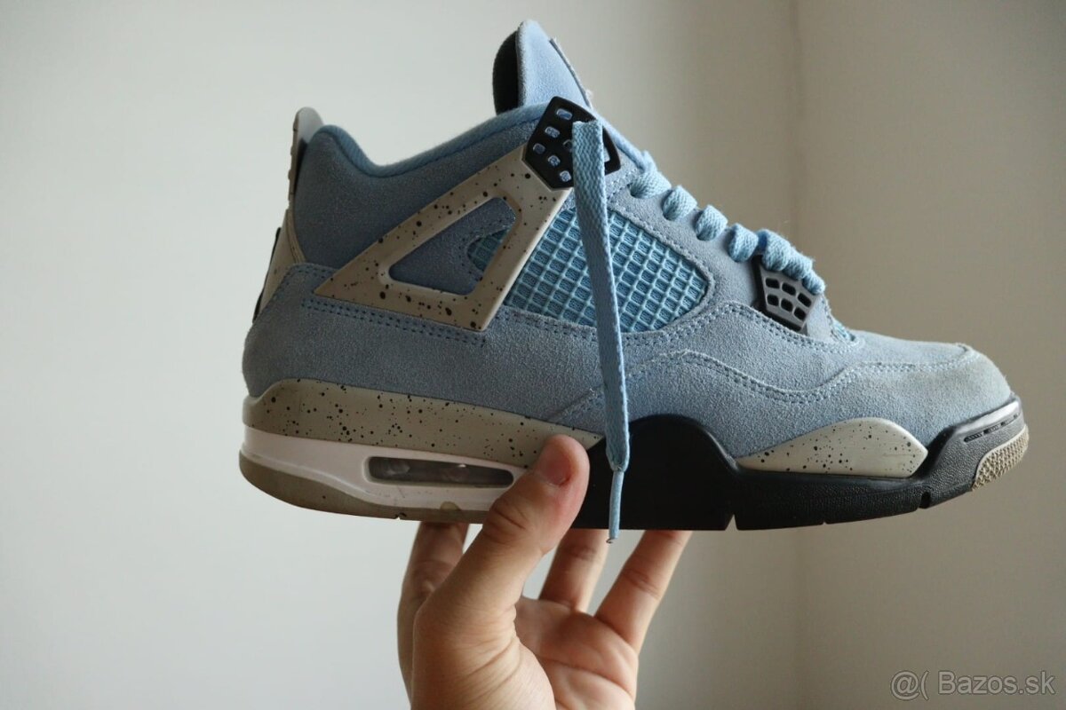 Modré Jordan 4 UNC