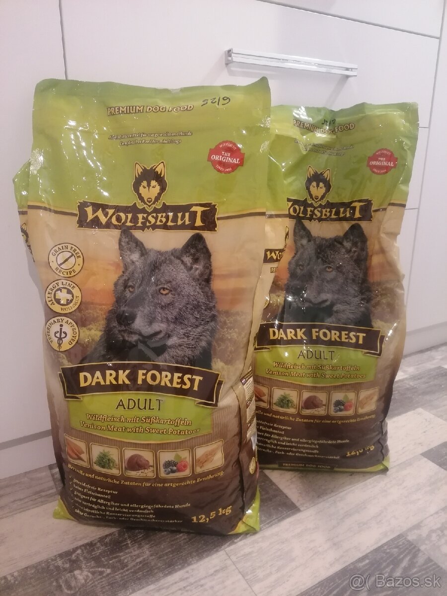 12,5kg granule WOLFSBLUT Dark Forest