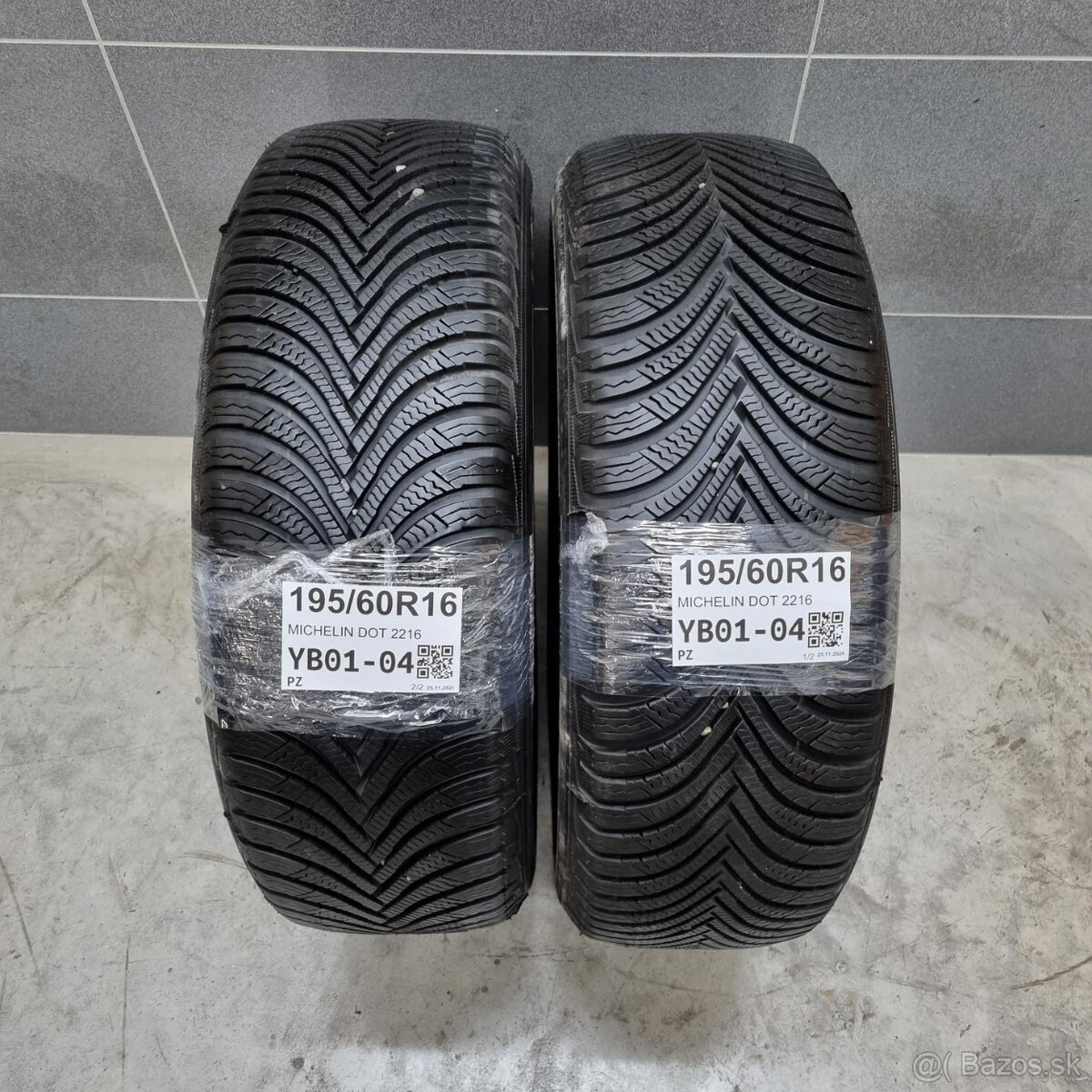 Zimné pneumatiky 195/60 R16 MICHELIN DOT2216