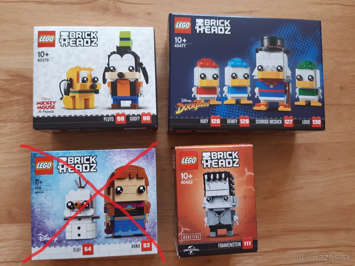 Predám LEGO mix BrickHeadz Disney