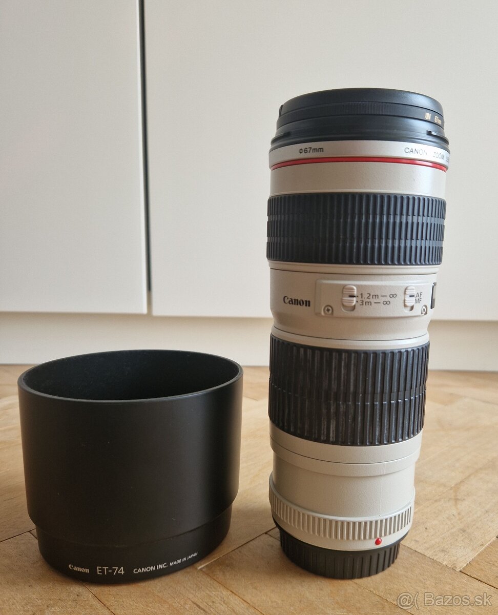 Teleobjektiv Canon EF 70-200mm f/4L USM na predaj