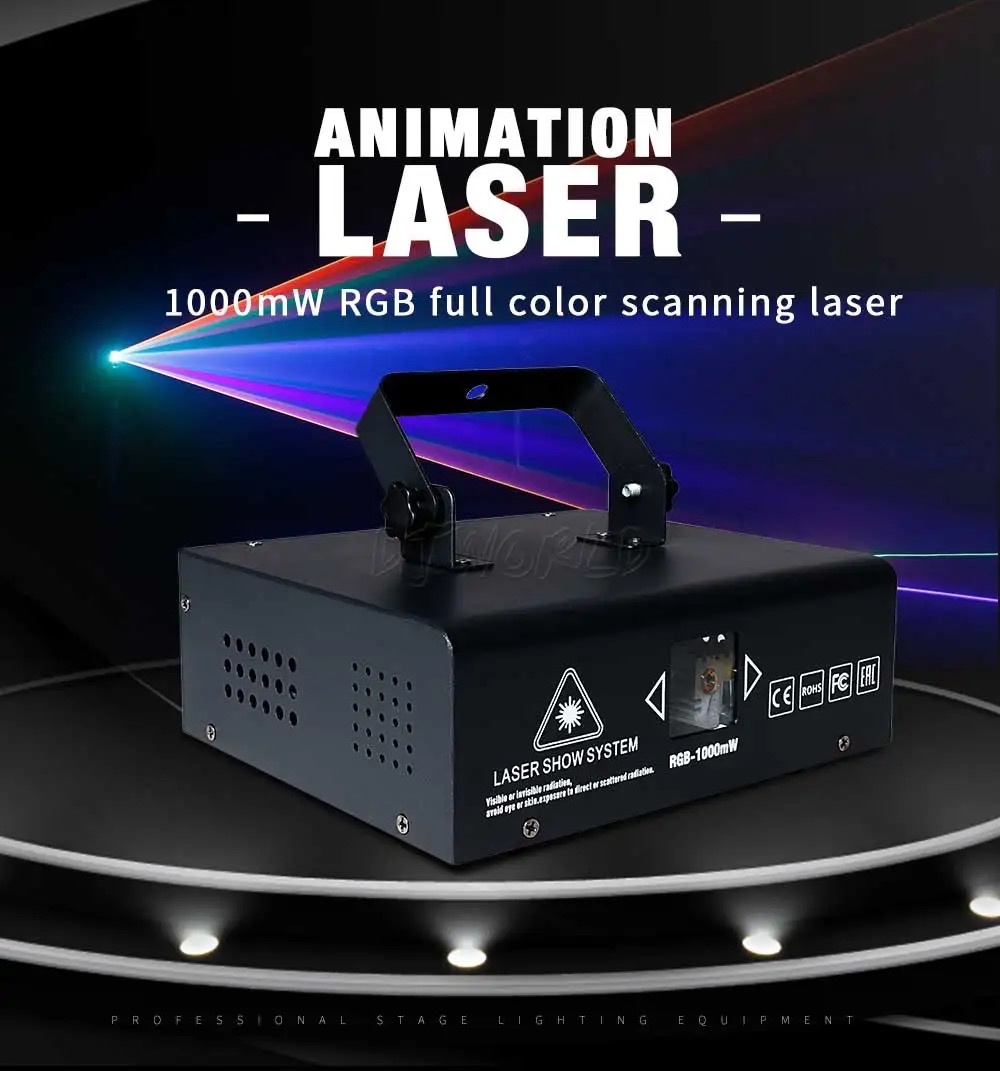 Nový 1000mV RGB Laser