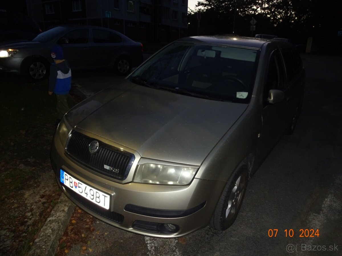 Škoda Fabia I combi r.v. 2005, 1.4 16v 74kw