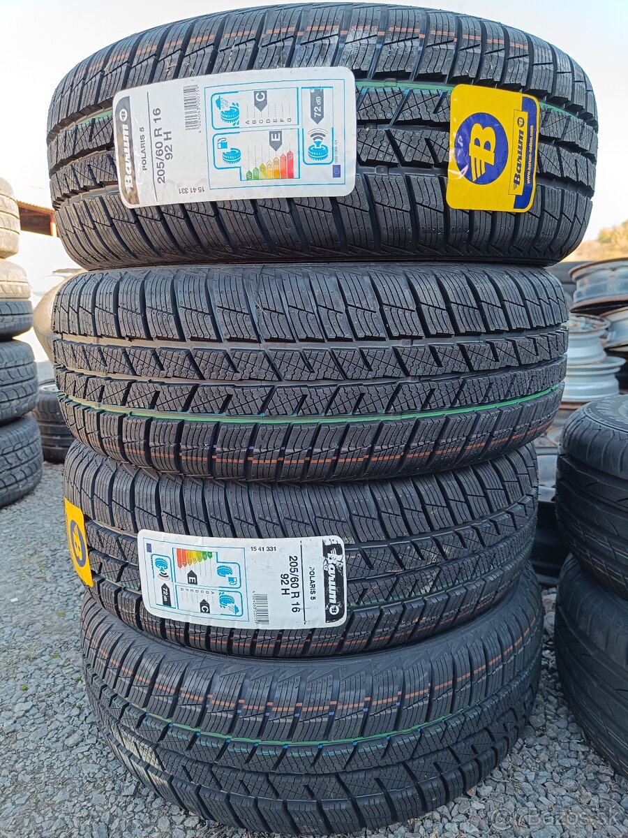 Zimné gumy 205/60R16 Barum 4kusy