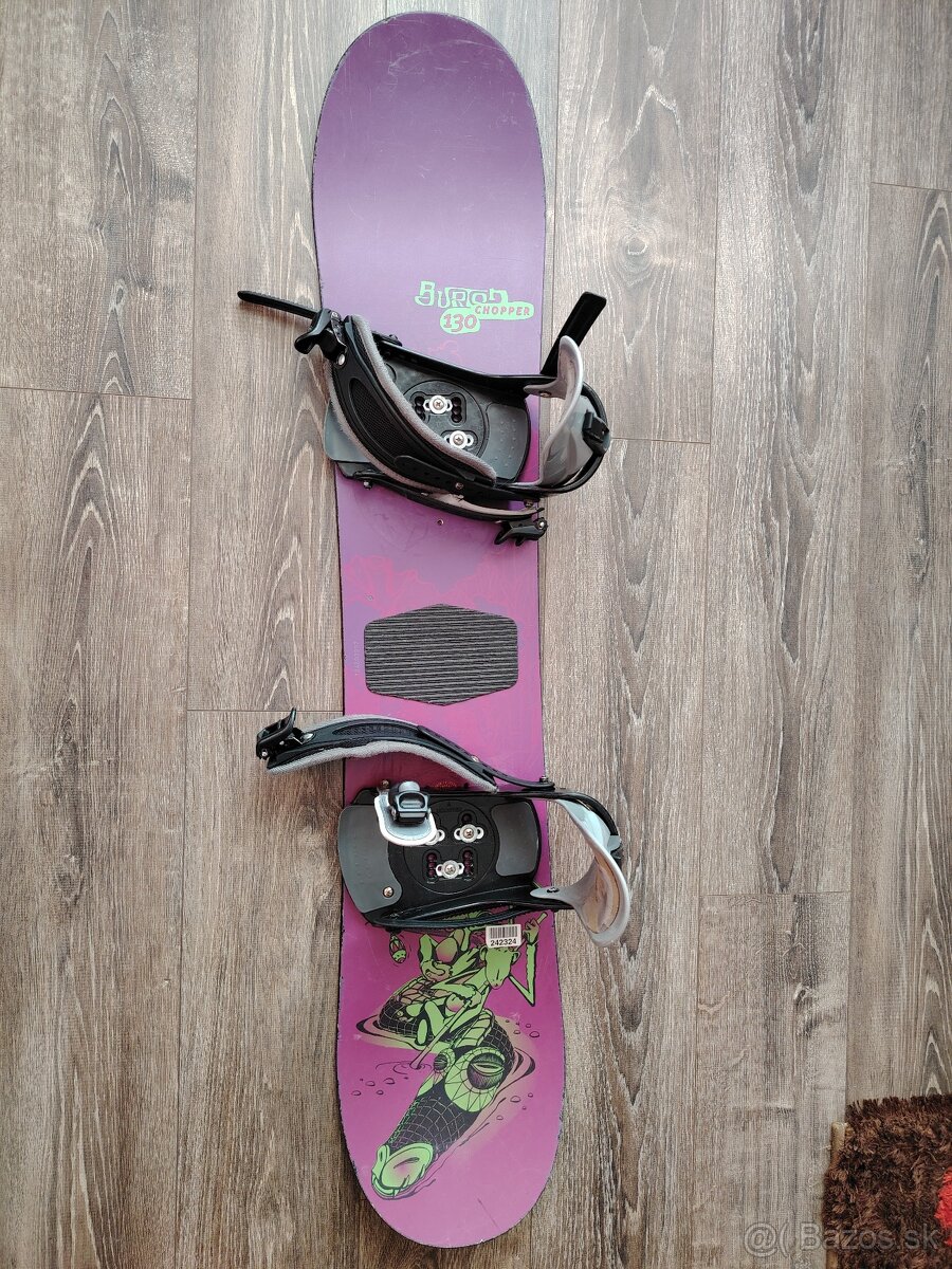 Predám detský snowboard zn. Burton 130 cm