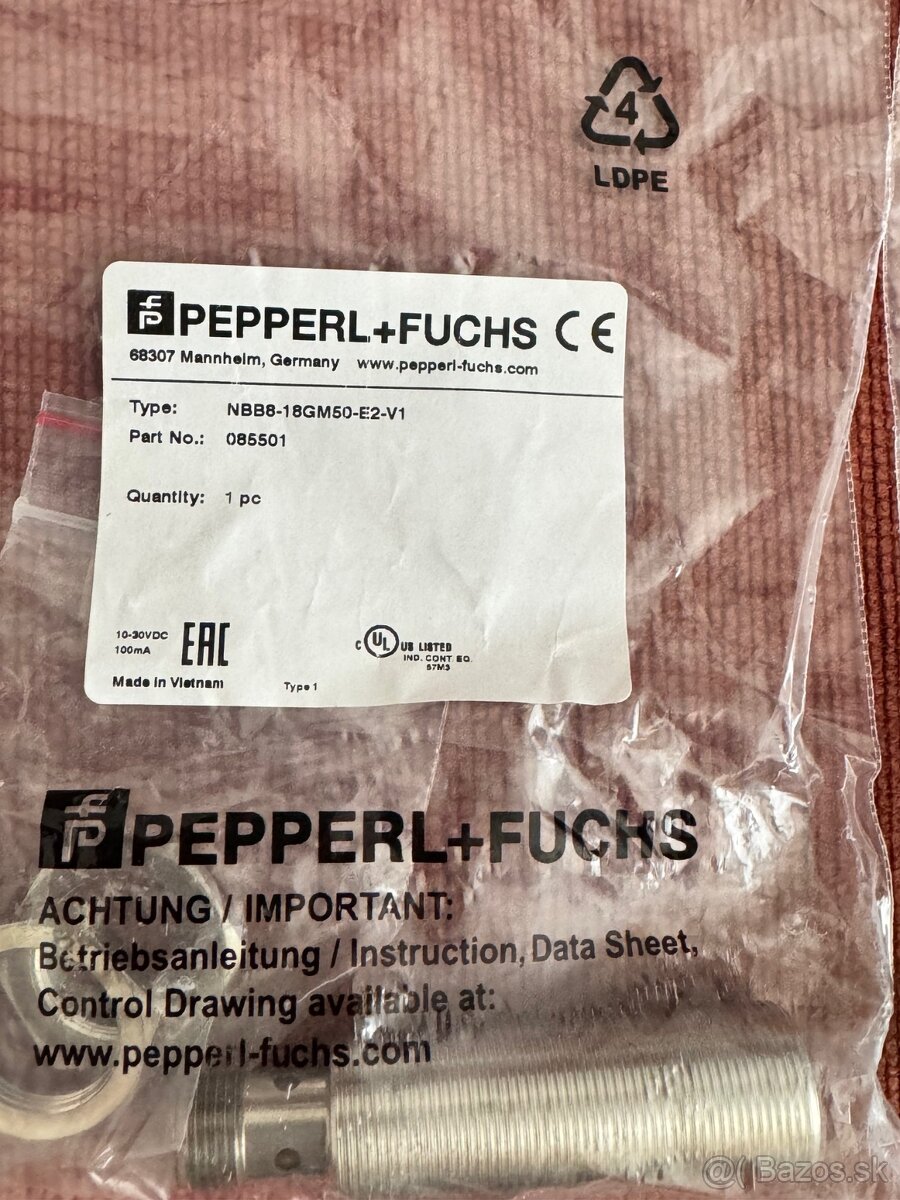 Pepperl fuchs NBB8-18GM50-E2-V1