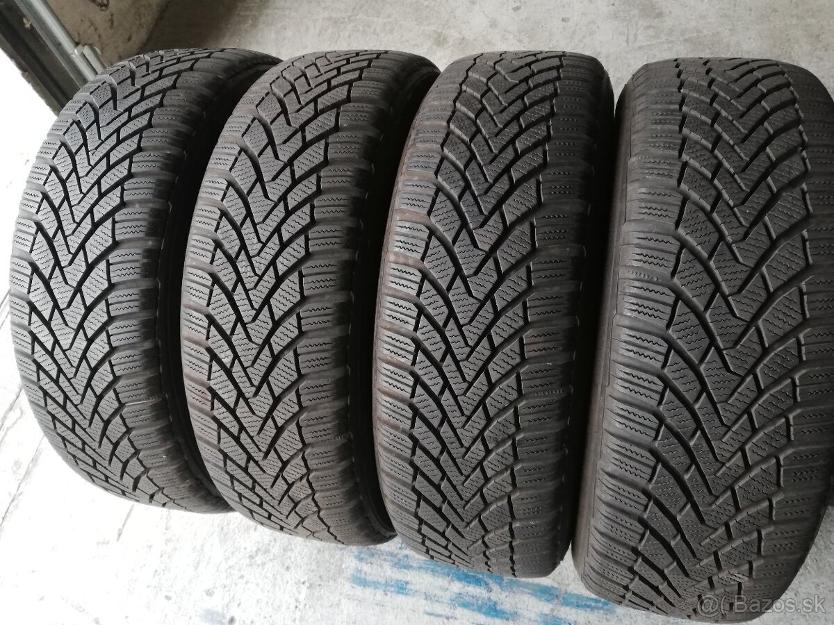 185/60 r15 zimné pneumatiky Continental 7-7,5mm