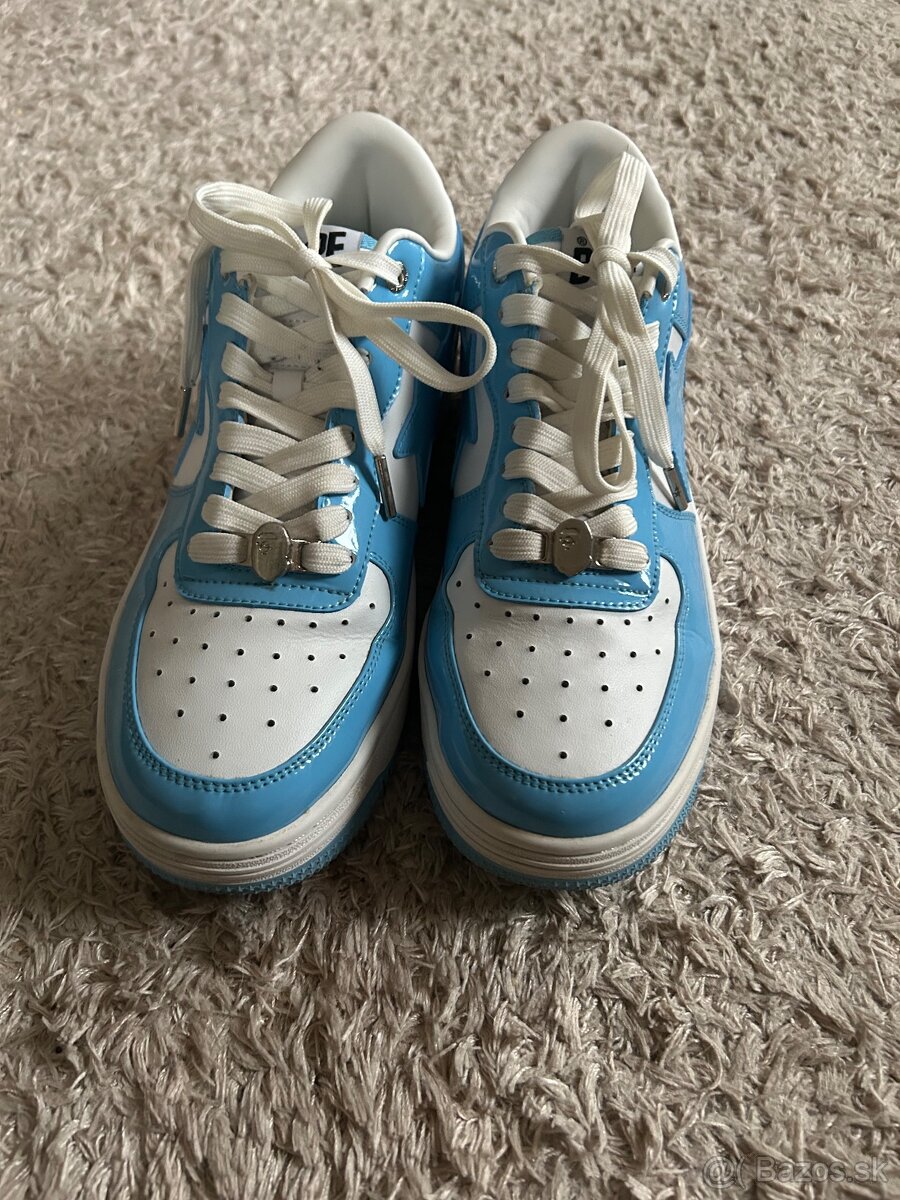 Bape Sta Patent Leather Baby Blue