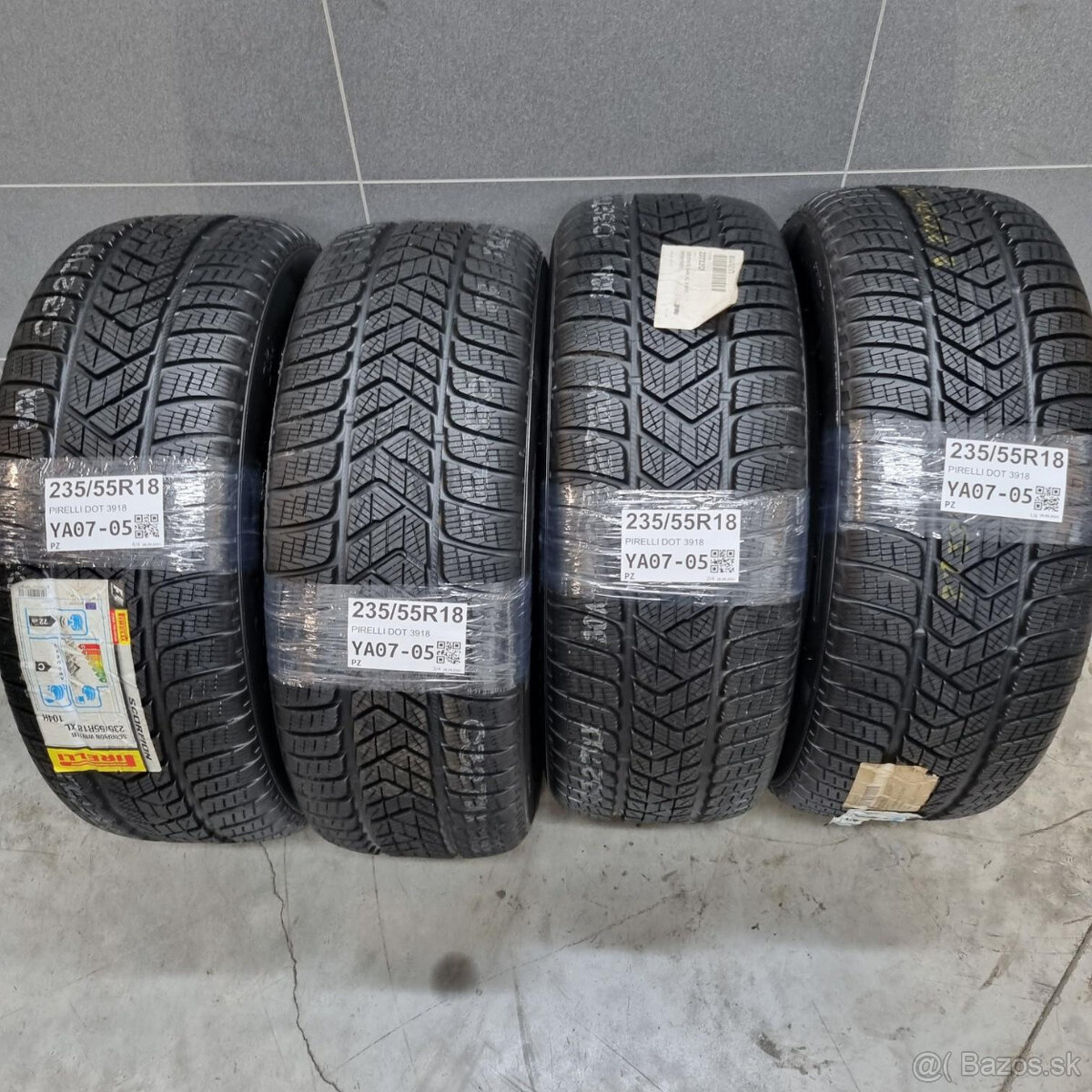 Zimné pneumatiky 235/55 R18 PIRELLI DOT3918