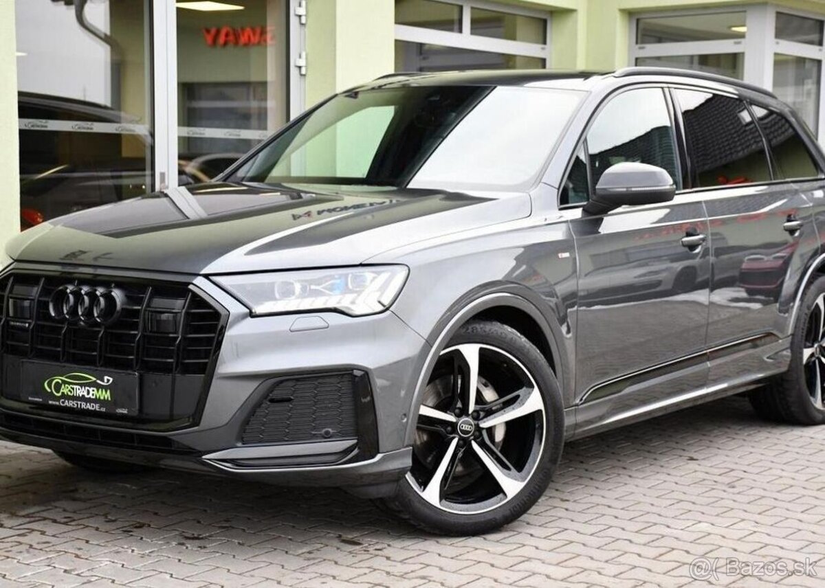 Audi Q7 50TDI Q S-LINE VZDUCH TAŽNÉ ČR 210 kw