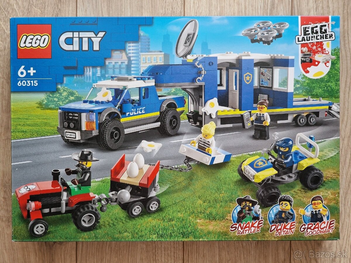 Lego City 60315 Mobilné veliteľské vozidlo polície