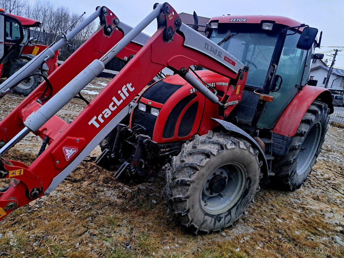 PREDAM TRAKTOR ZETOR FORTERRA 12441+CELNY NAKLADAC