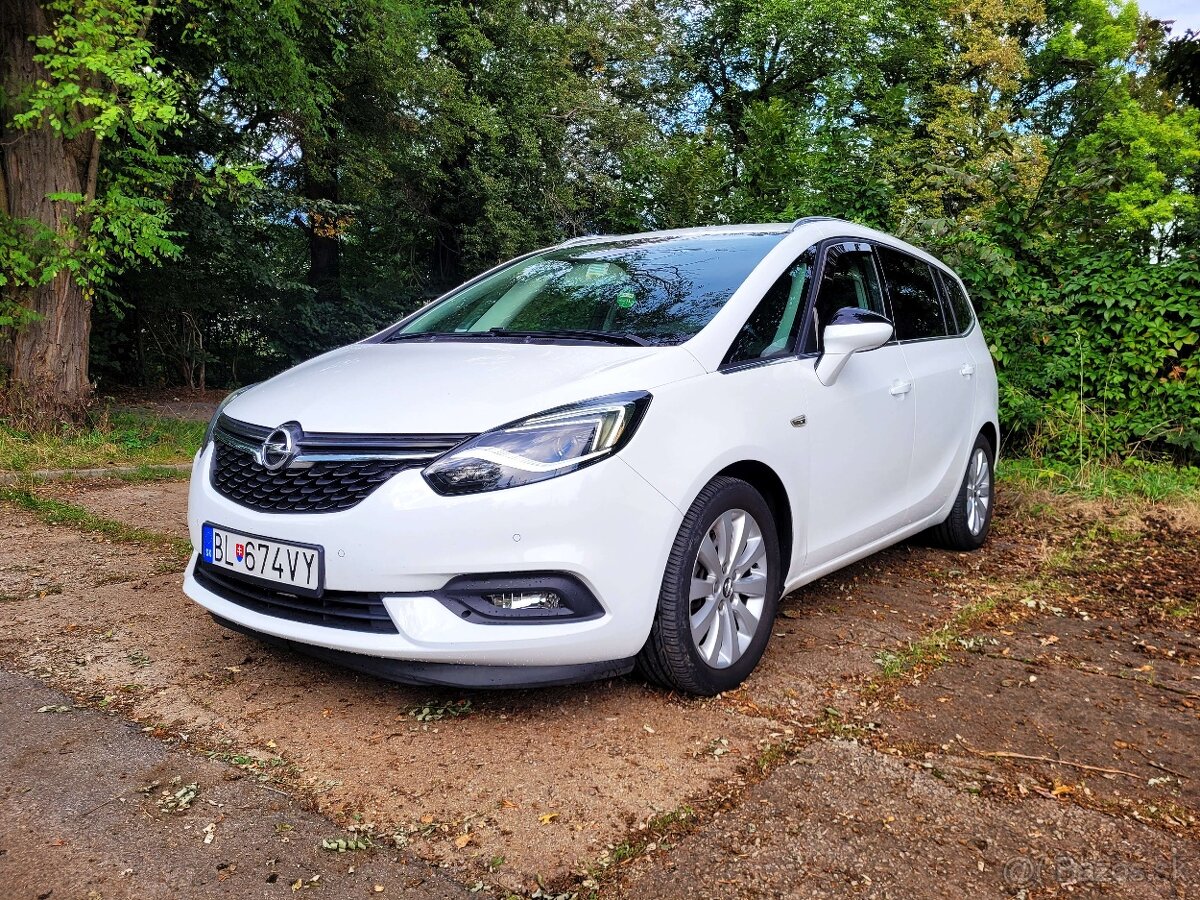 Opel Zafira Tourer 2019, 100kW, AT6, 7m, 59k km, odpočet DPH