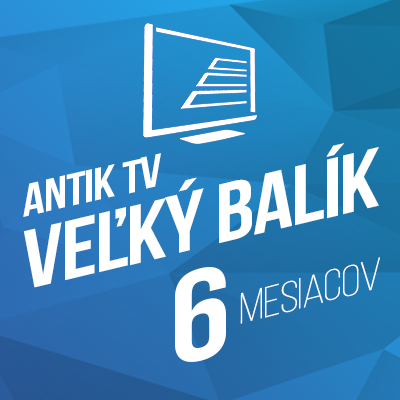 Antik tv voucher na 6 mesiacov cez internet