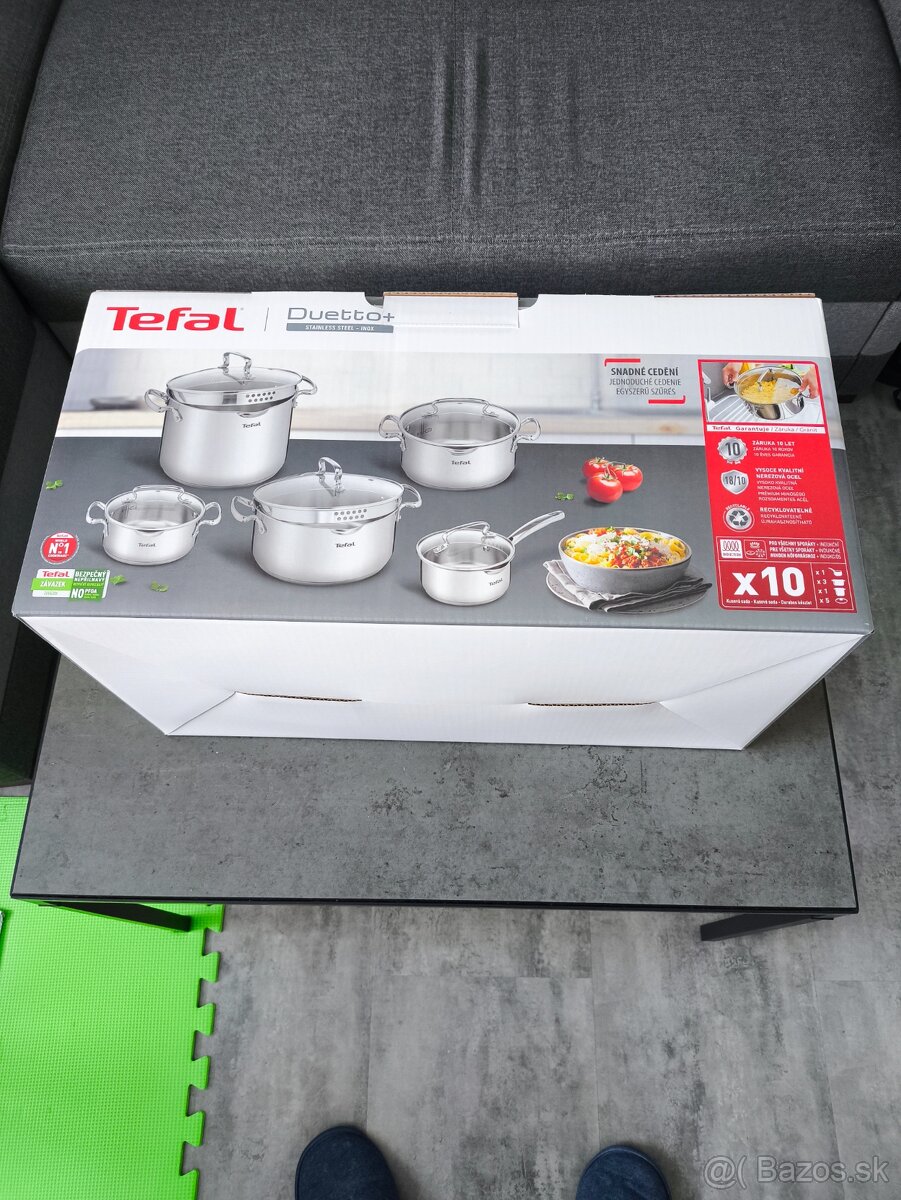 Sada hrncov tefal duetto +