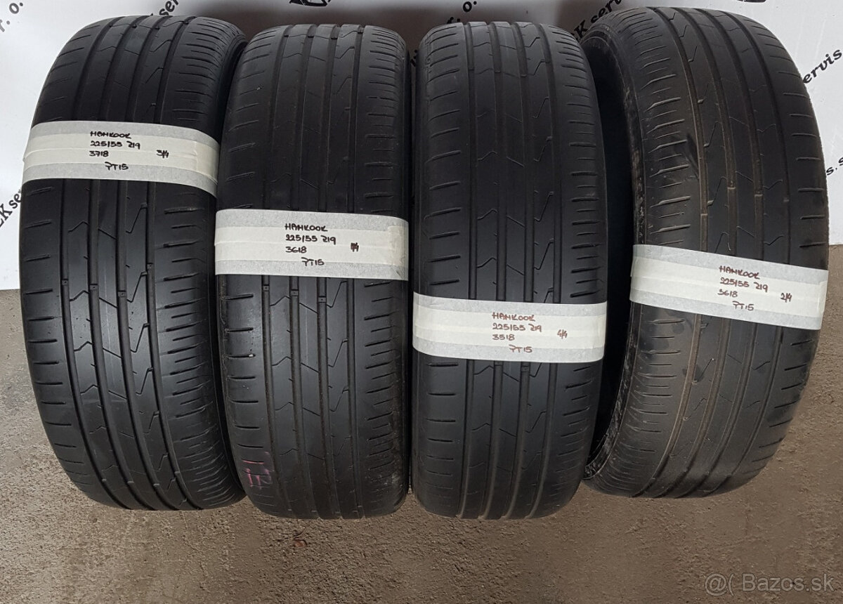 225/55 R19 HANKOOK letné pneumatiky