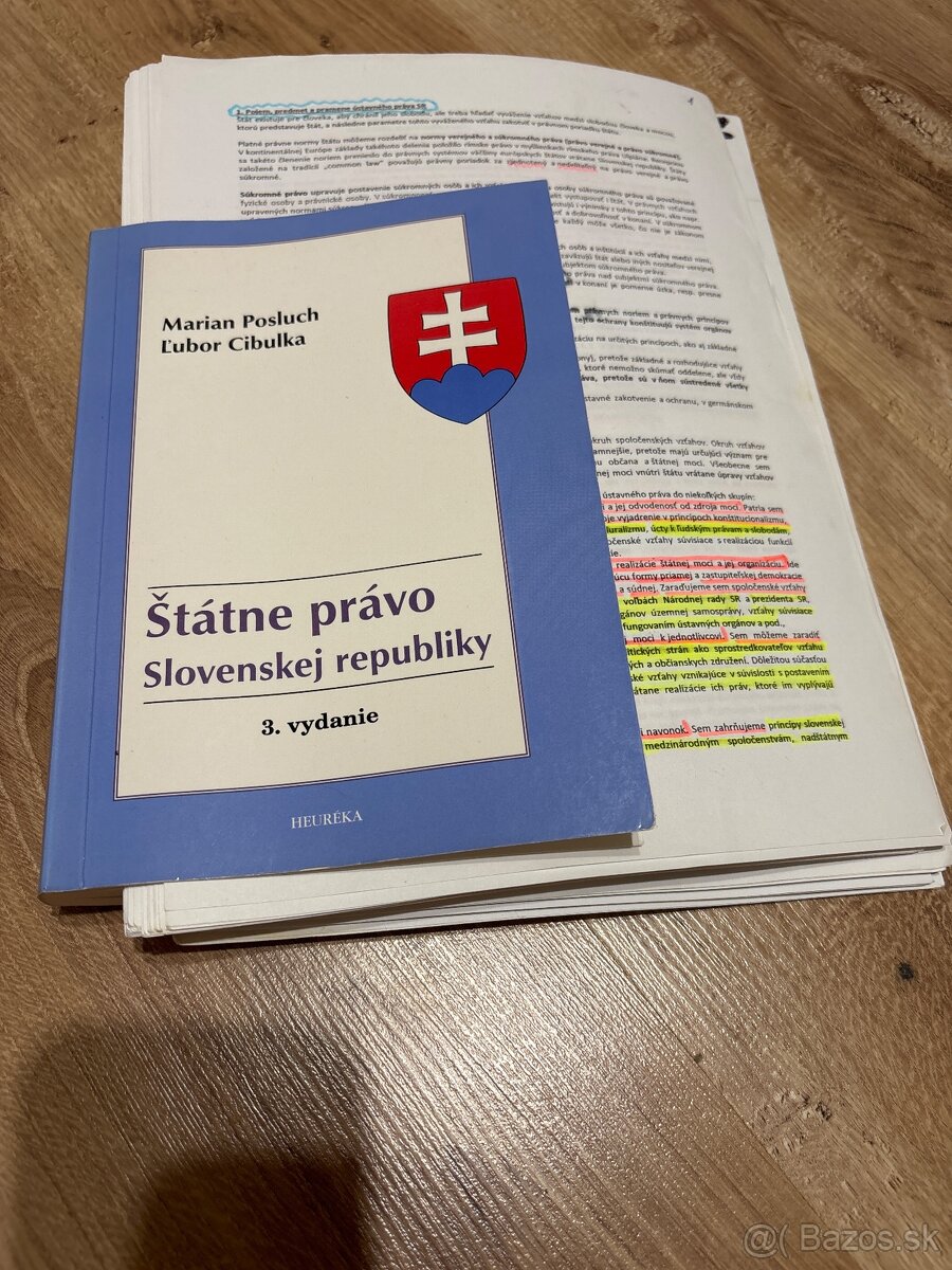 Predam statne pravo slovenskej republiky