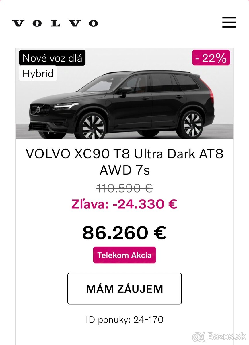 Volvo XC90 zlava 22%