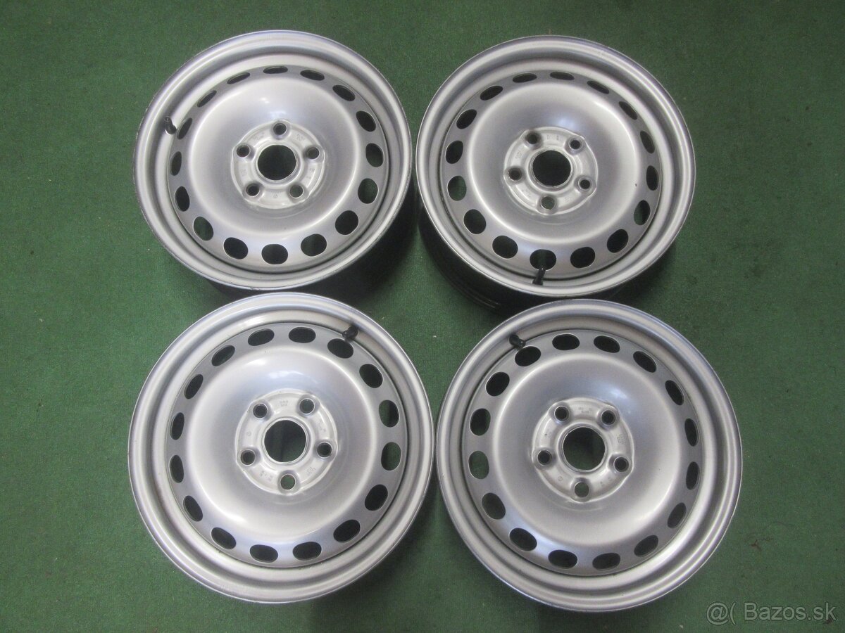 R15 plechové disky volkswagen 5x112 6x15 ET47