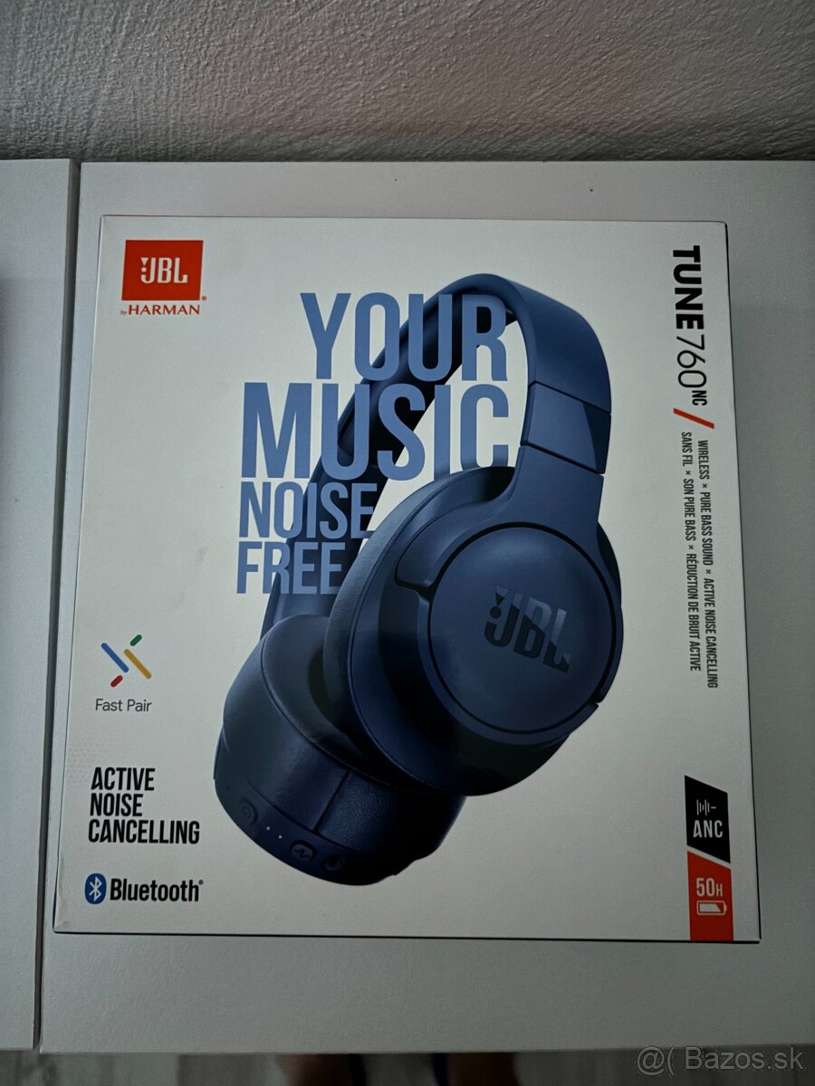 Slúchadlá JBL Tune 760NC modrá