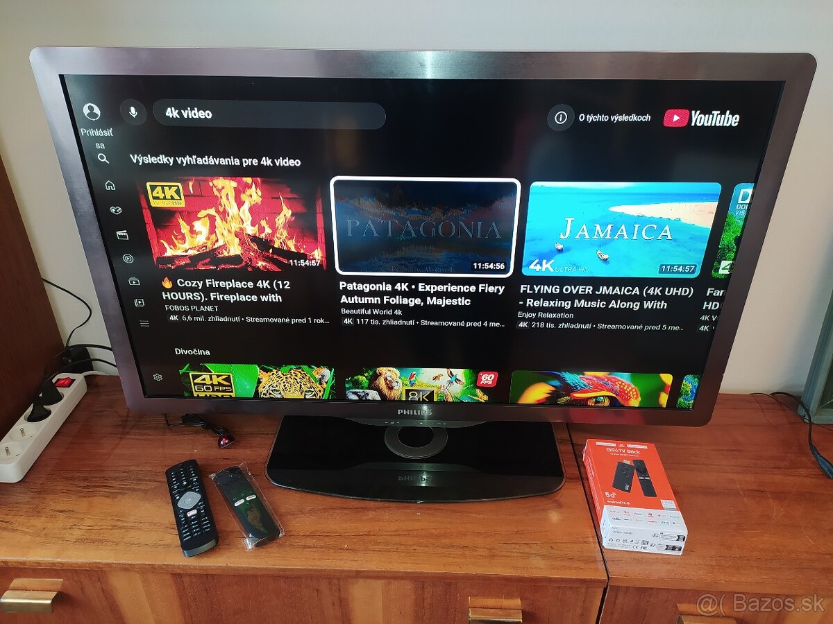 37" LED SMART TV Philips 37PFL6606+ Android Smart Box