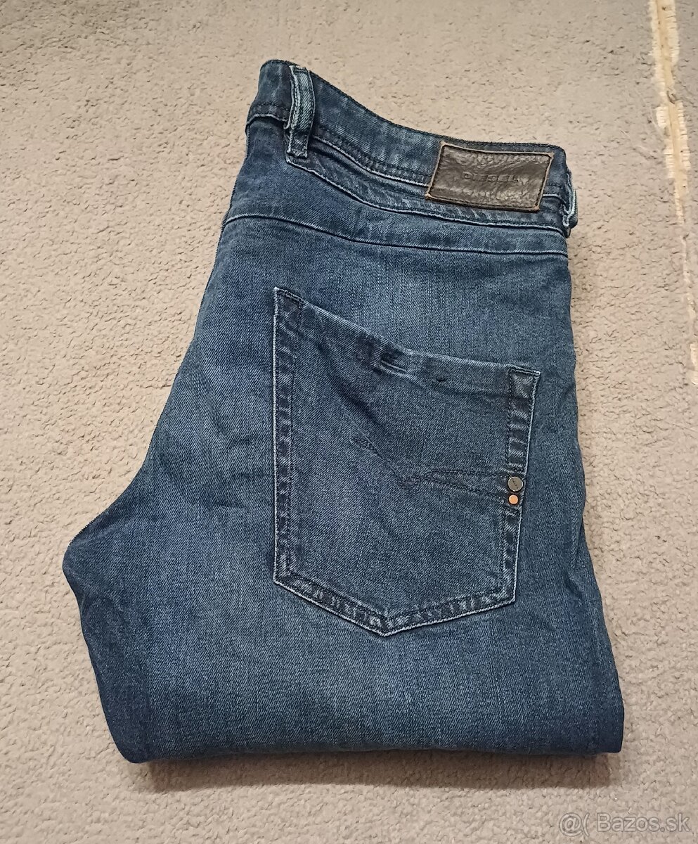 Diesel modré regular slim fit