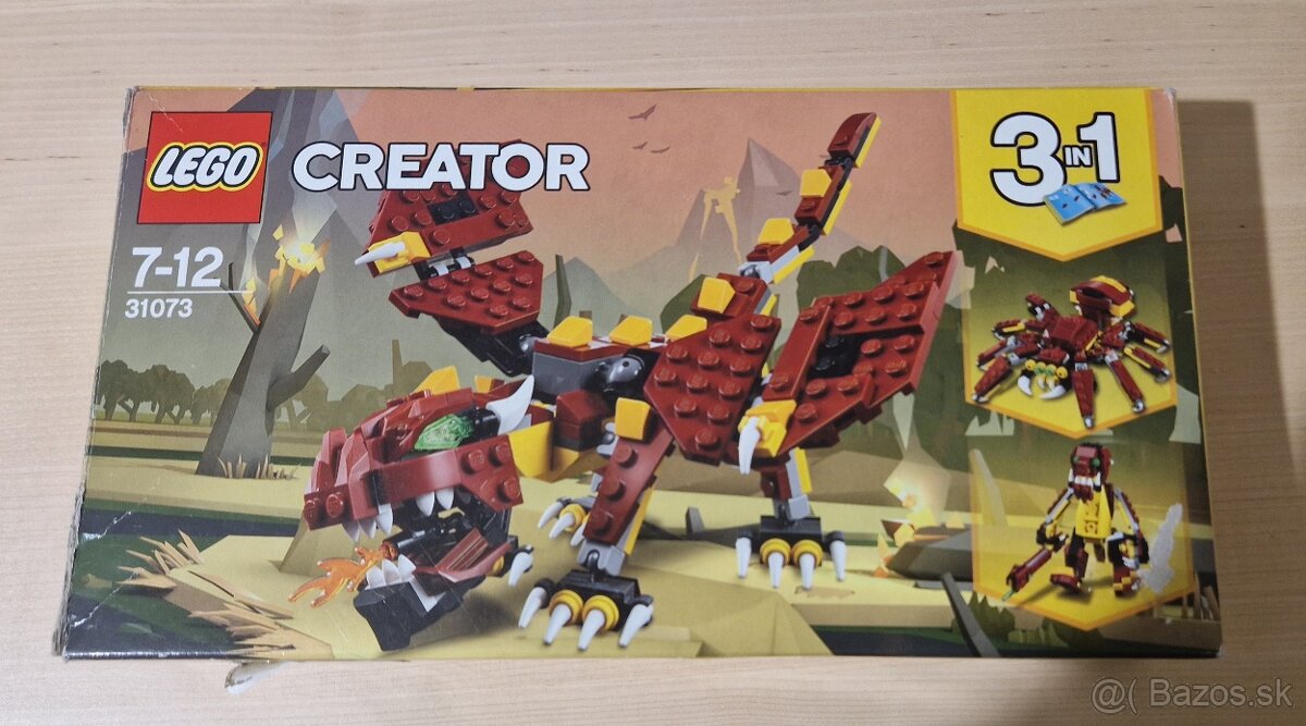 LEGO Creator 3v1, 31073 Bájne stvorenia