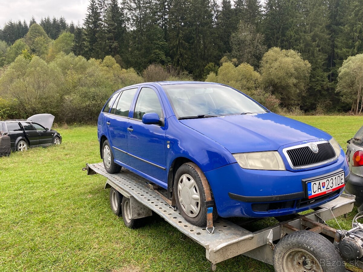 Skoda fabia 1.4 mpi rozpredam na nahradne diely,klima