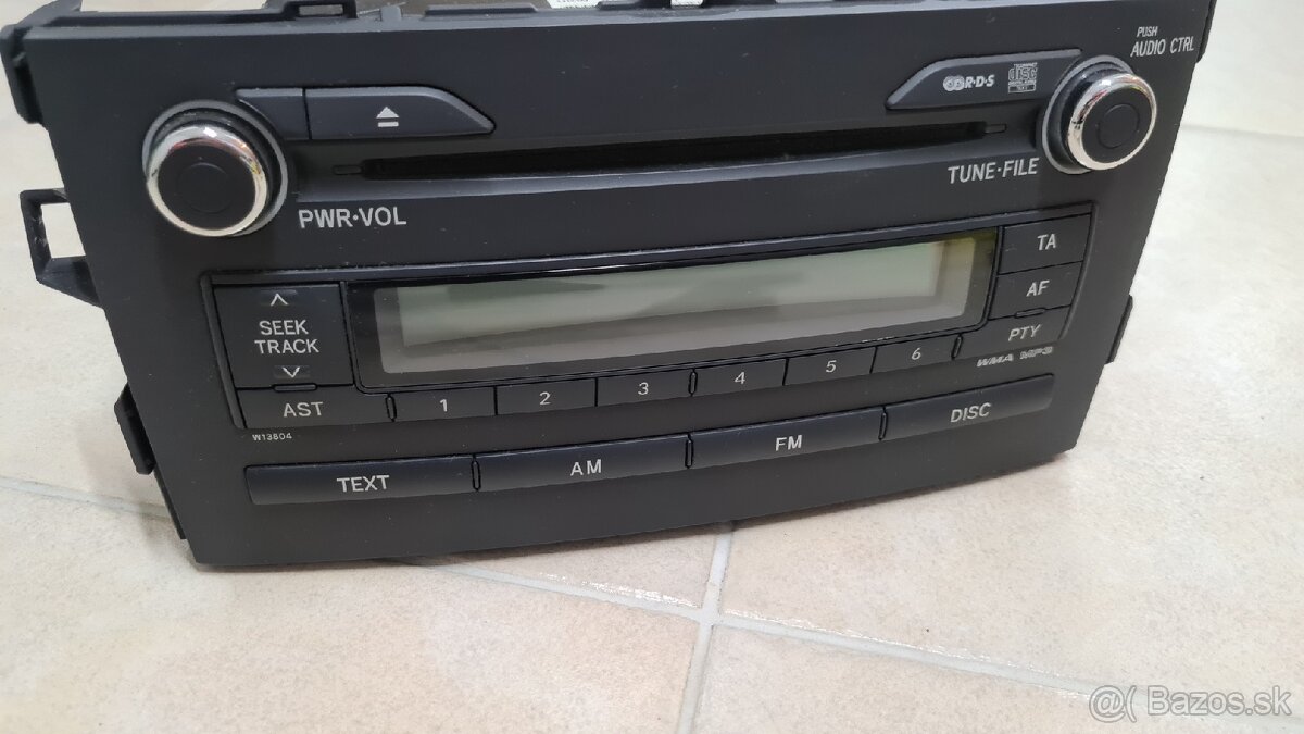 Autoradio toyota  z aurisu 2009