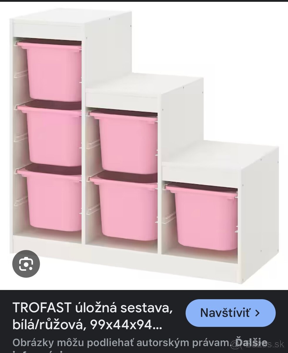 Skrinka s úložným priestorom ikea