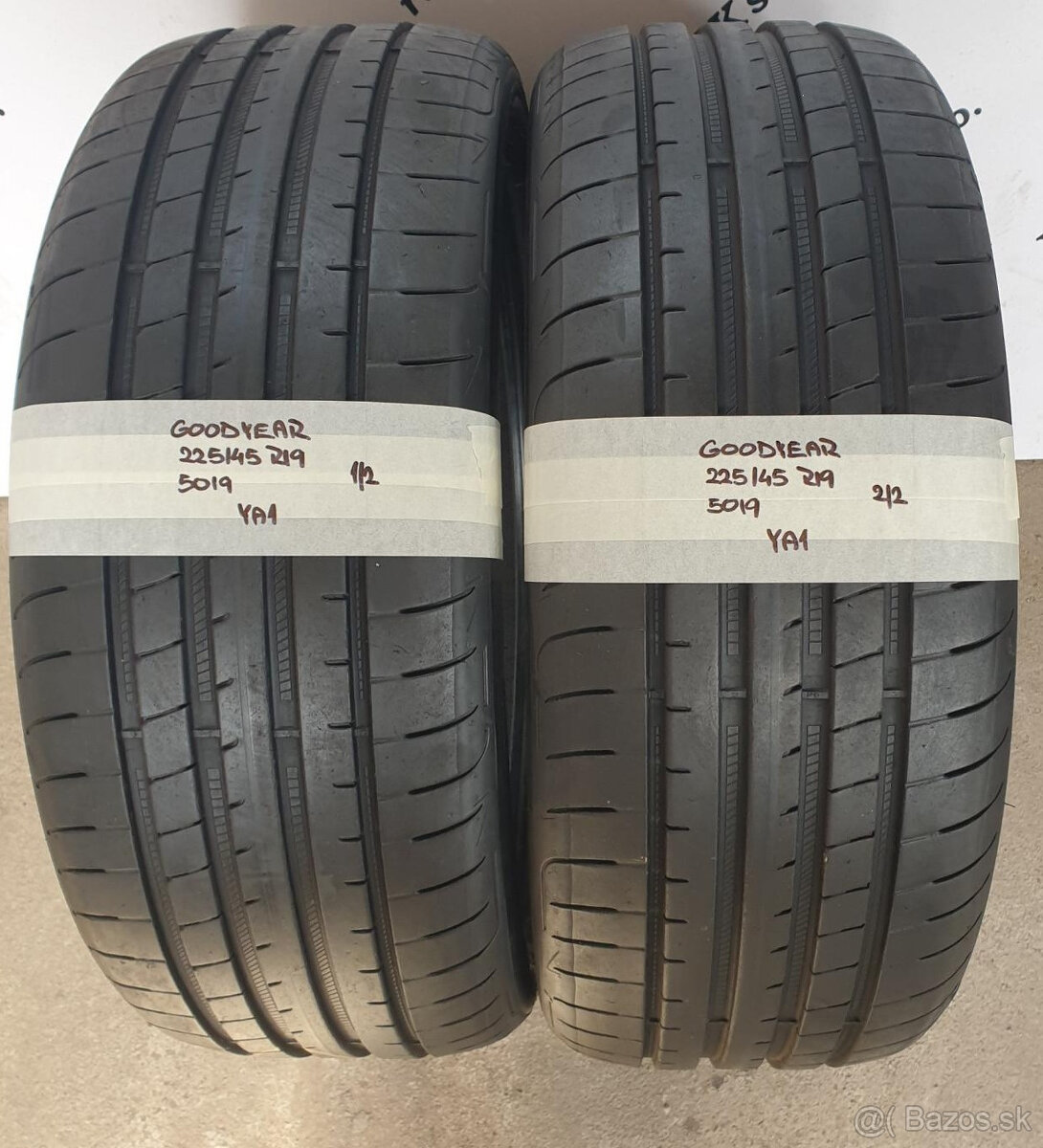 Letné pneumatiky 225/45 R19 GOODYEAR DOT5019