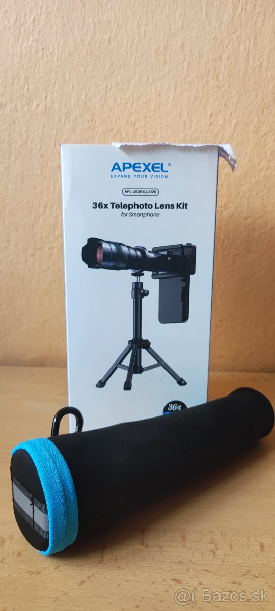 Apexel 36X Telescope Lens with Extendable Tripod