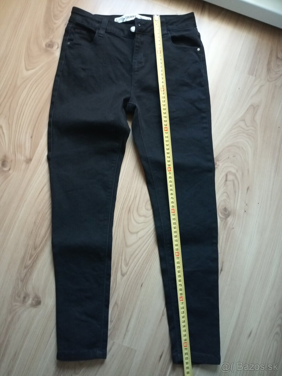 Nohavice,Skinny gate  cierne 146, pre dievca, Denim C.o.