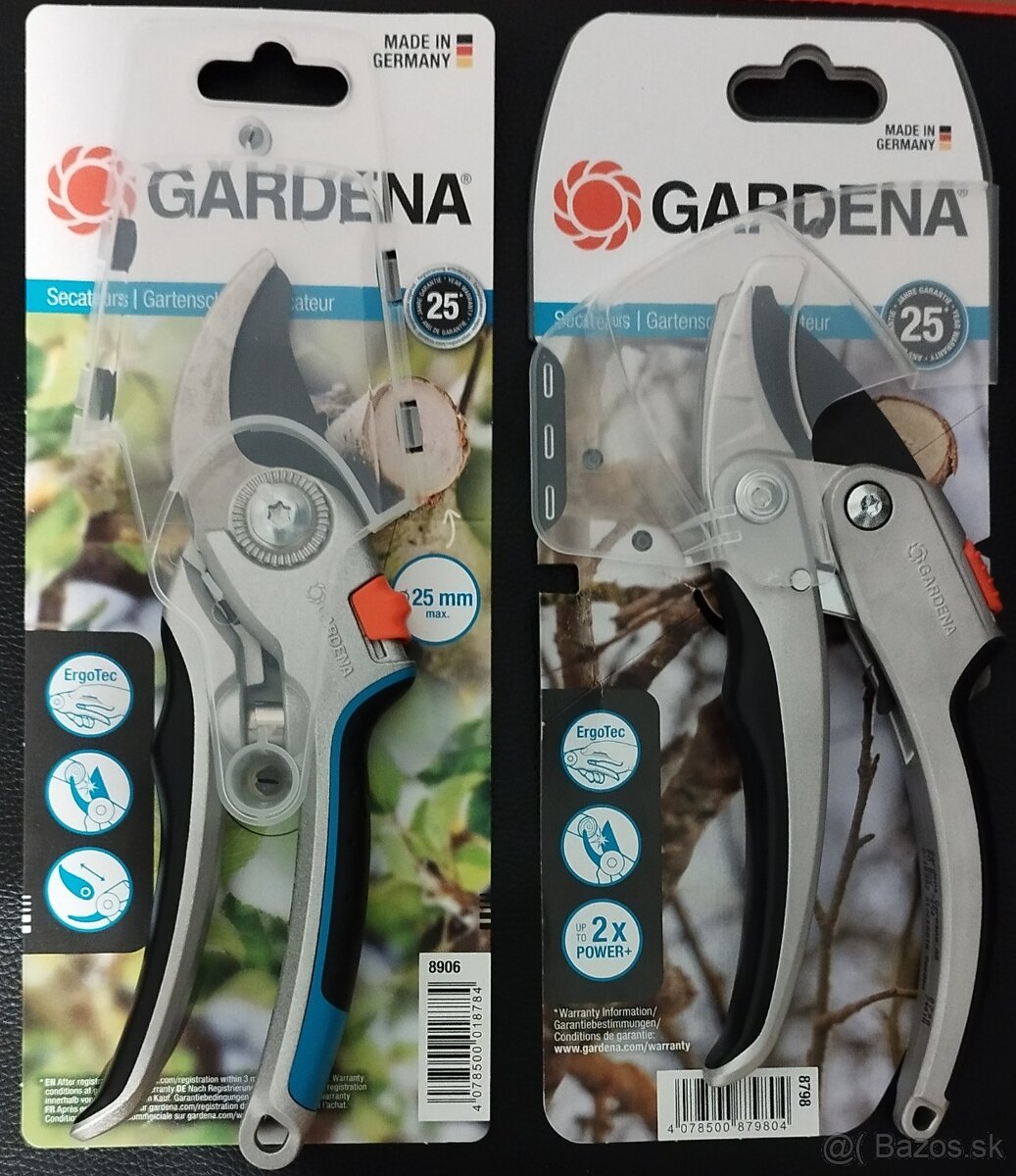 Gardena & Fiskars záhradné nožnice