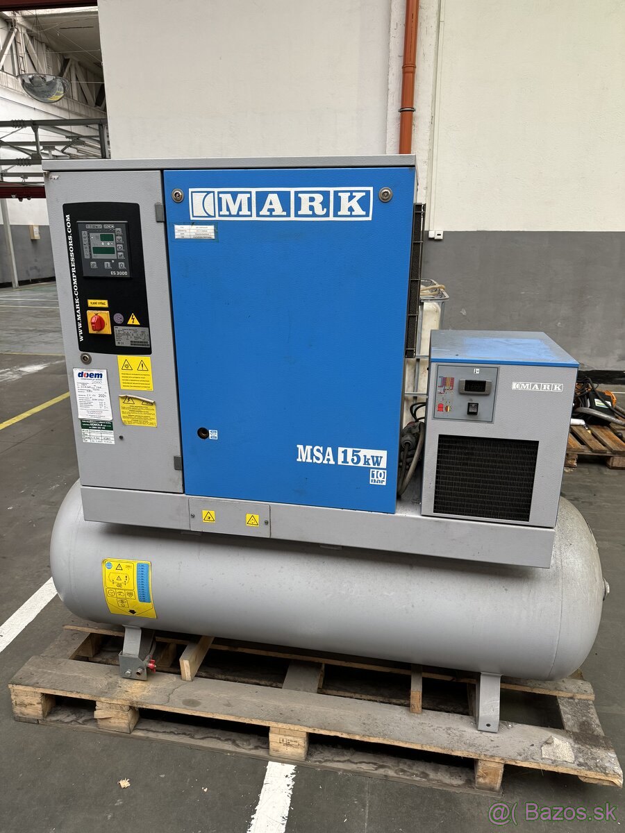 Kompresor Mark MSA 15 Kw 10 bar