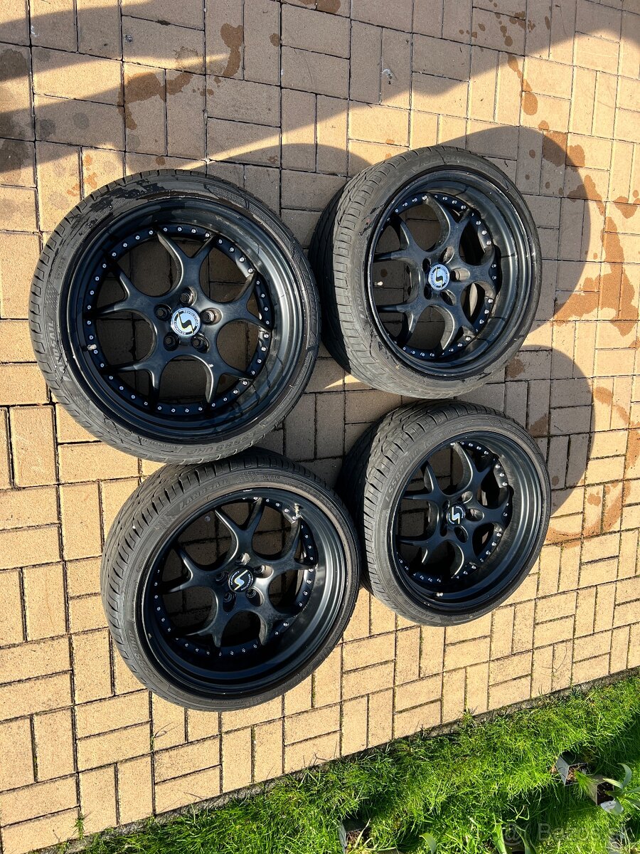 5x112 R19 predok 9.5”, zadok 10.5” Schmidt VN disky + 255/35