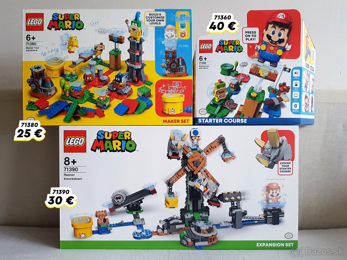 Nové zapečatené sety LEGO Super Mario