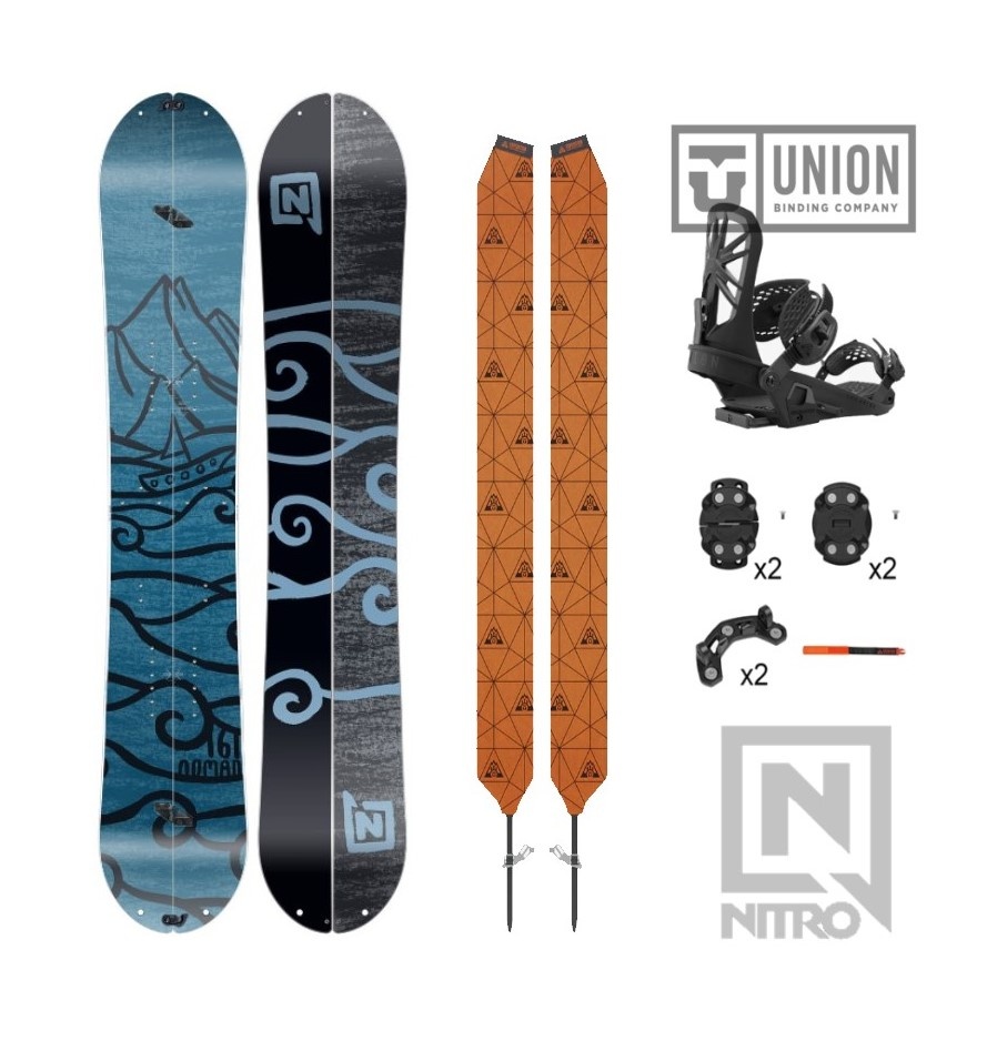 Nitro Nomad splitboard komplet