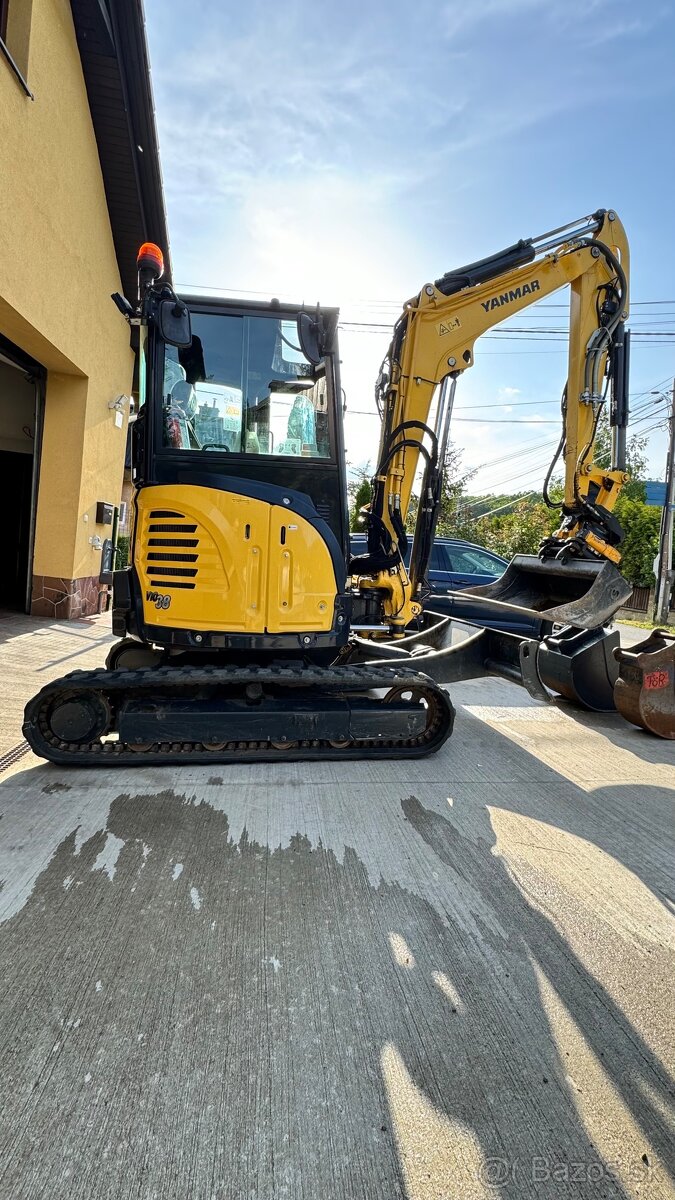 YANMAR VIO 38-6, 3,7t, VÝBORNÝ STAV A FULL VÝBAVA