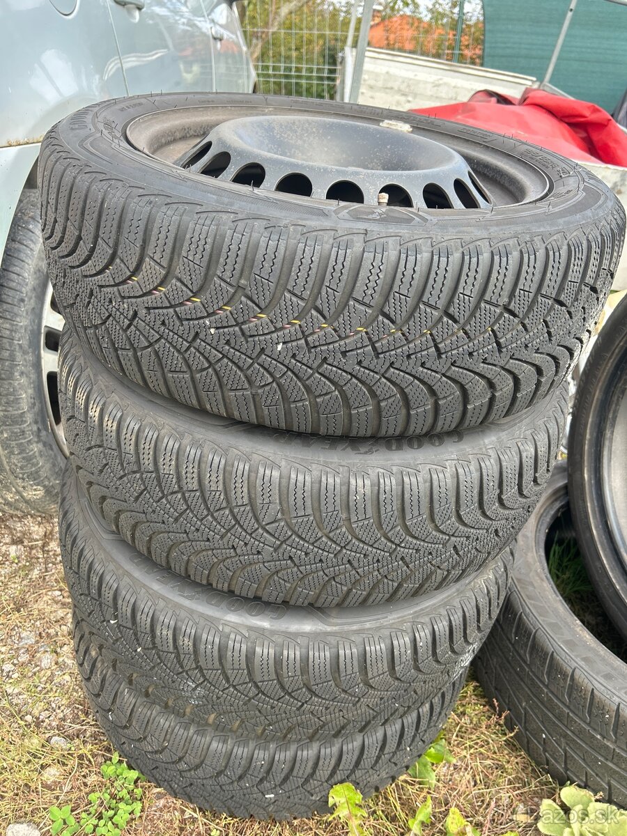 Pneumatiky Goodyear zimne 7mm 195/55 R16