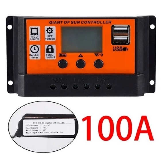 Novy solarny regulator - 100A do 60V