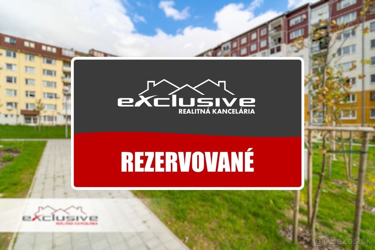 " REZERVOVANÉ " 3 IZBOVÝ BYT - J. GREŠÁKA, BARDEJOV, 67 M2, 