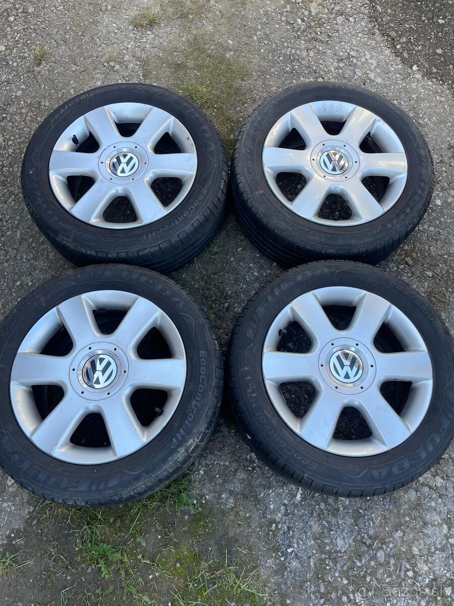 5x112 r16 elektróny Volkswagen + letné 205/55 r16 Fulda