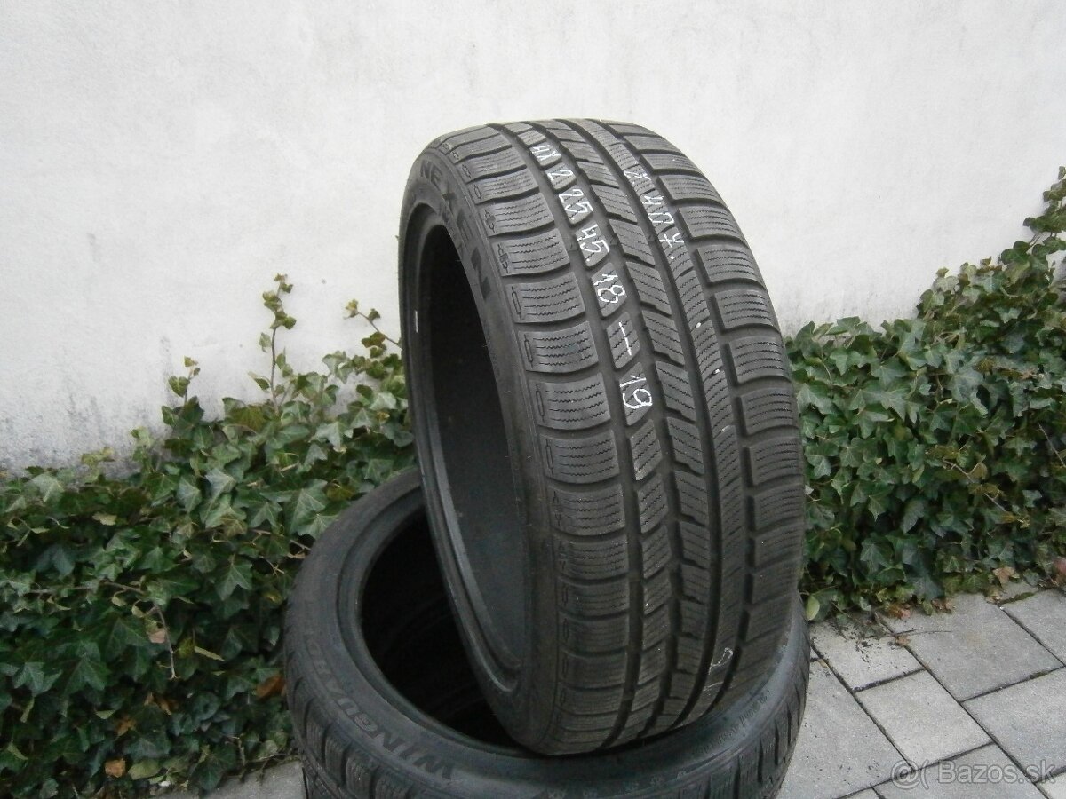 Predám 4x zimné ako nové pneu Nexen 225/45 R18 95VXL