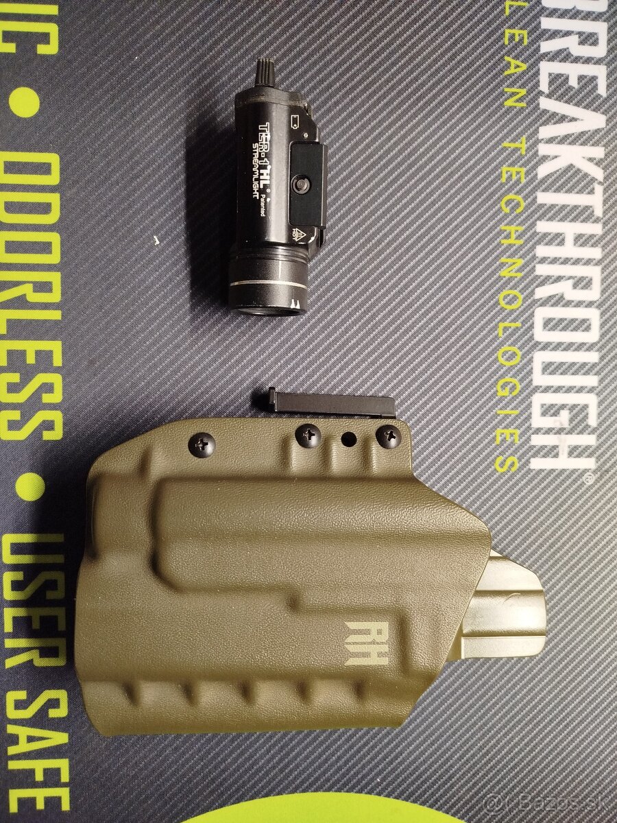 Streamlight TLR1HL + RH holsters