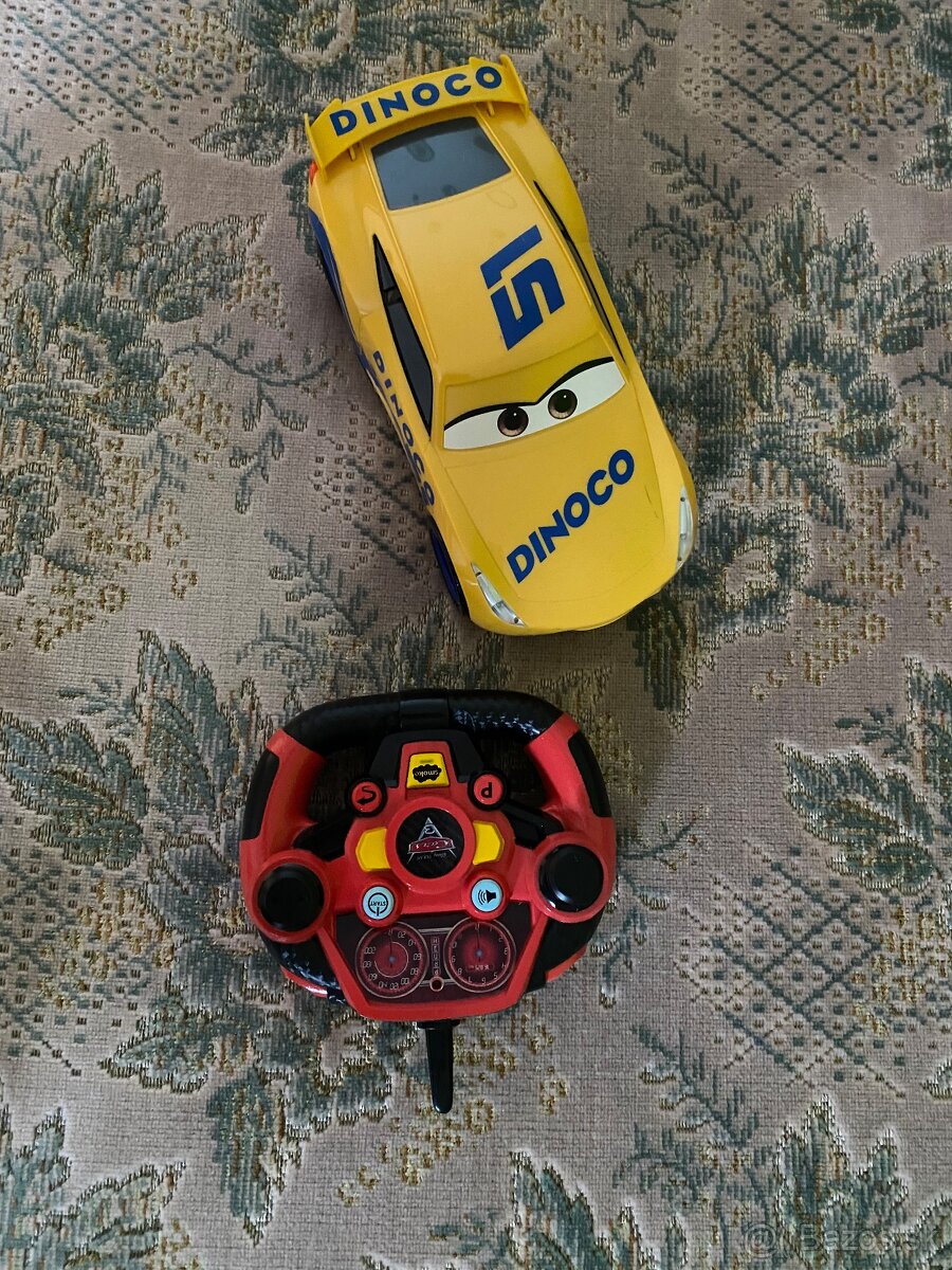 Auto McQueen -Cruz na diaľkové ovládanie