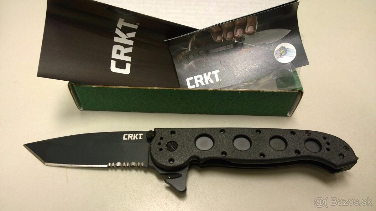 Taktický zatvárací nôž CRKT M16-04ZLEK Tanto Blackout (nový)