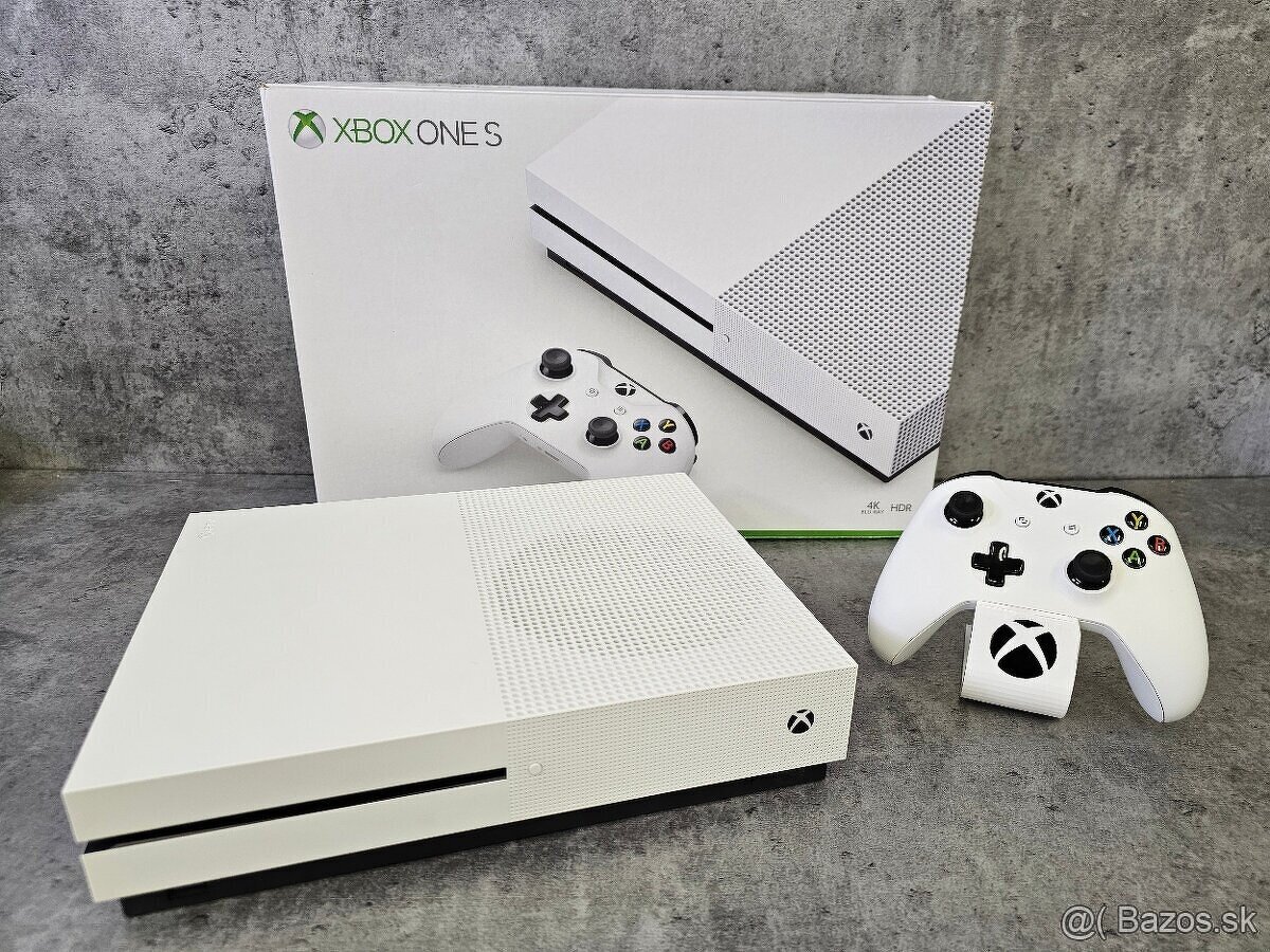 Xbox One S 500GB, 1 ovládač a darček 2+1 hra