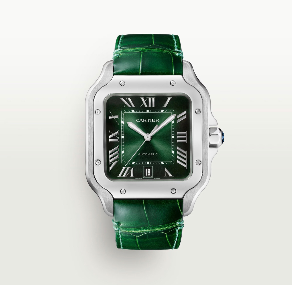 Cartier De Santos Green Dial XL