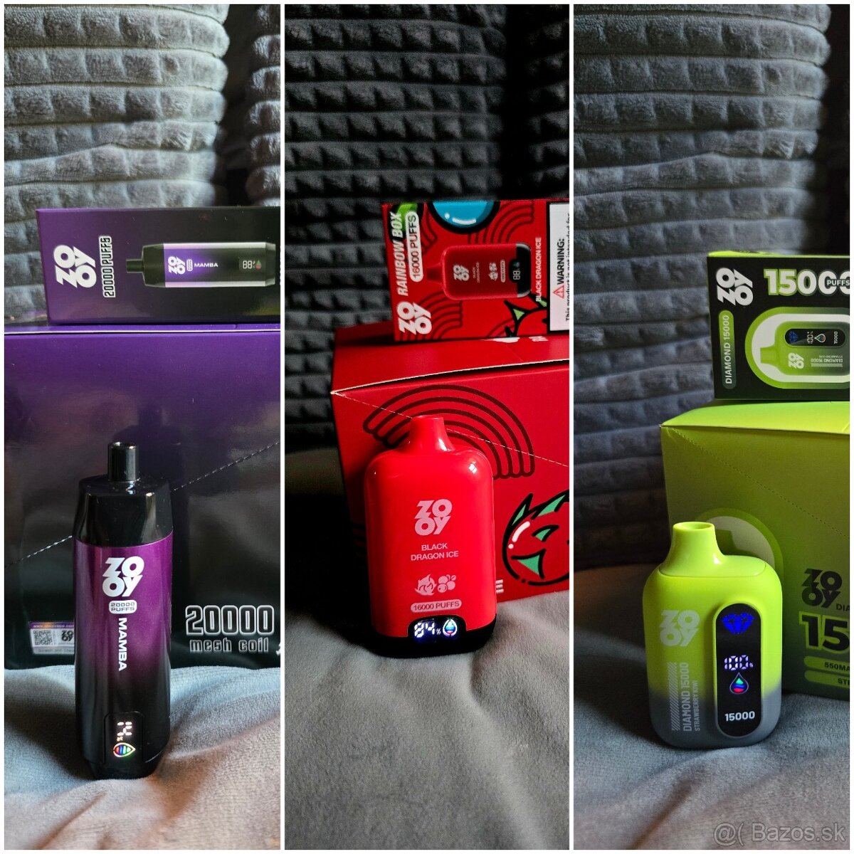 Vapes Zooy 15k, 16k, 20k